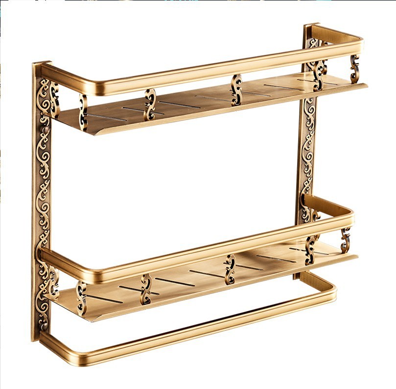 European style bathroom shelf
