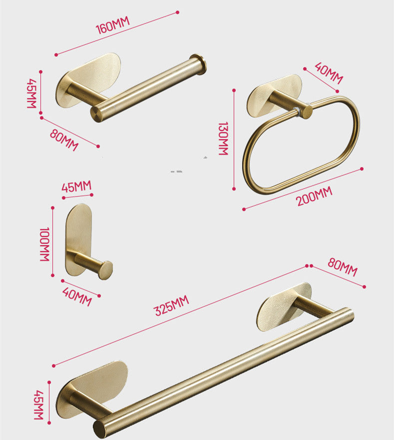 Single Bathroom Bar Towel Rack