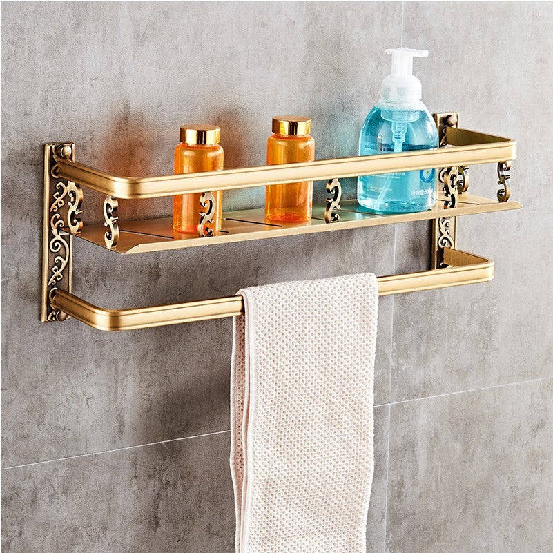 European style bathroom shelf