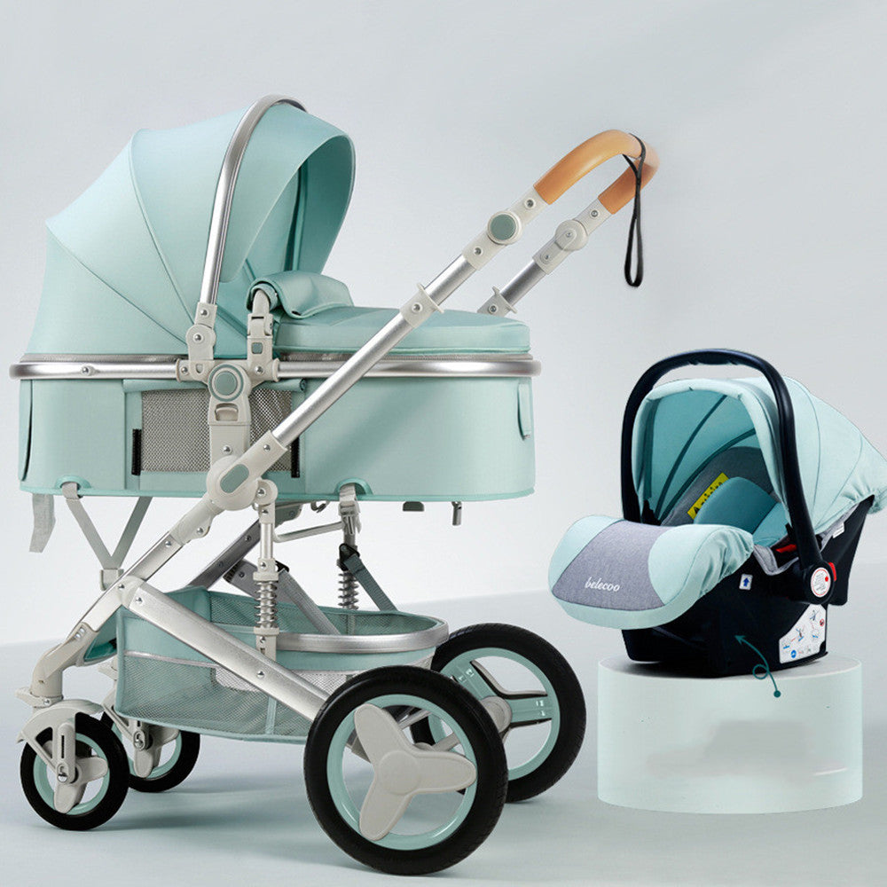 Lightweight Baby Stroller With High View