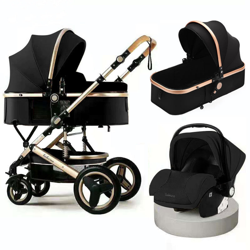 Lightweight Baby Stroller With High View