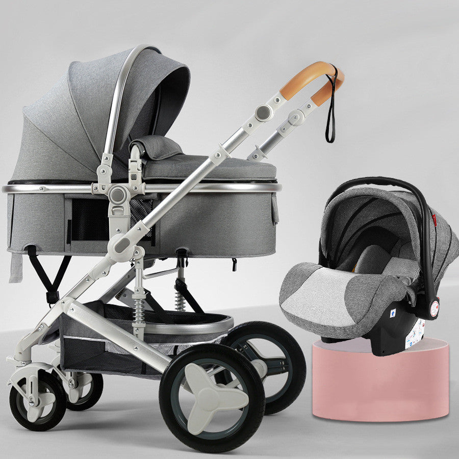 Lightweight Baby Stroller With High View