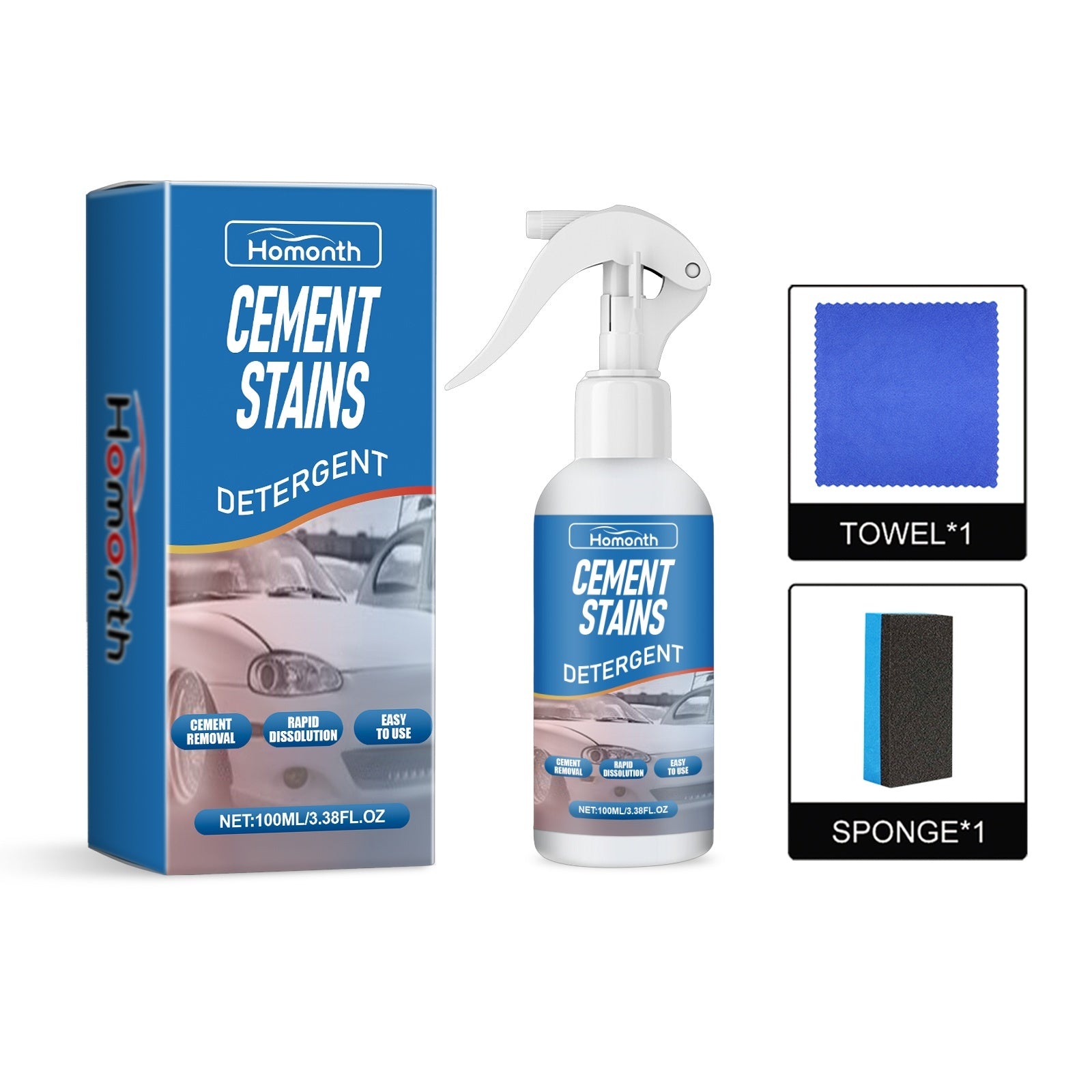 Cement Stains Detergent