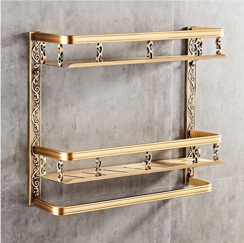 European style bathroom shelf