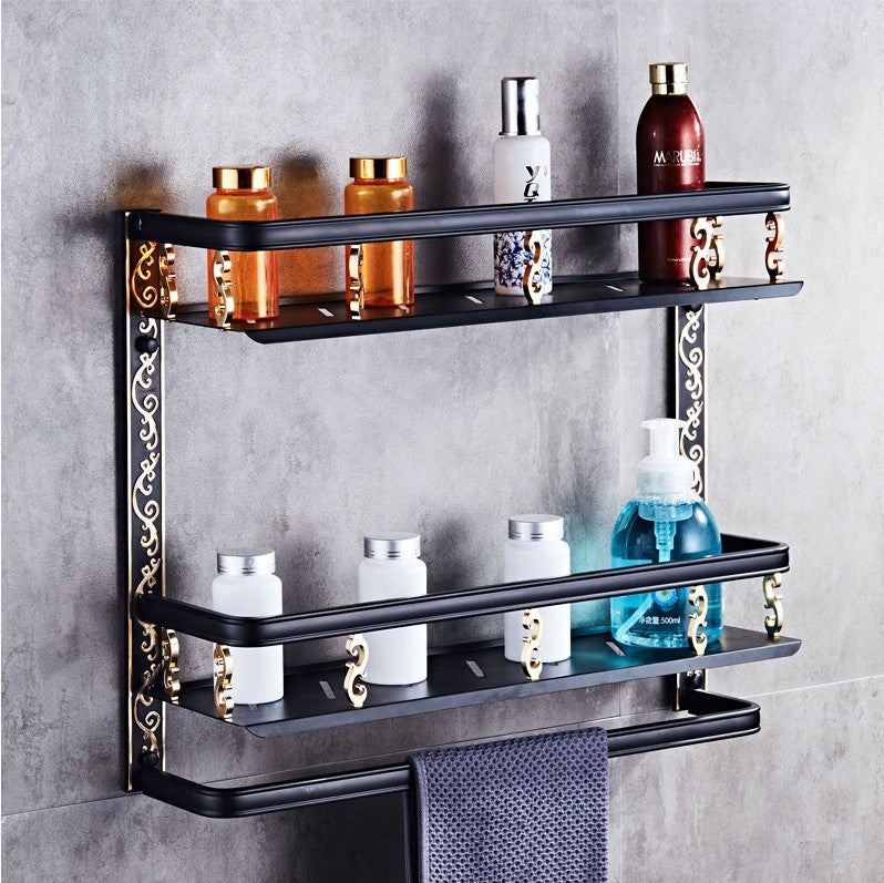 European style bathroom shelf