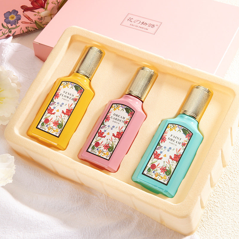 Jasmine Flower Perfume Three-piece Set