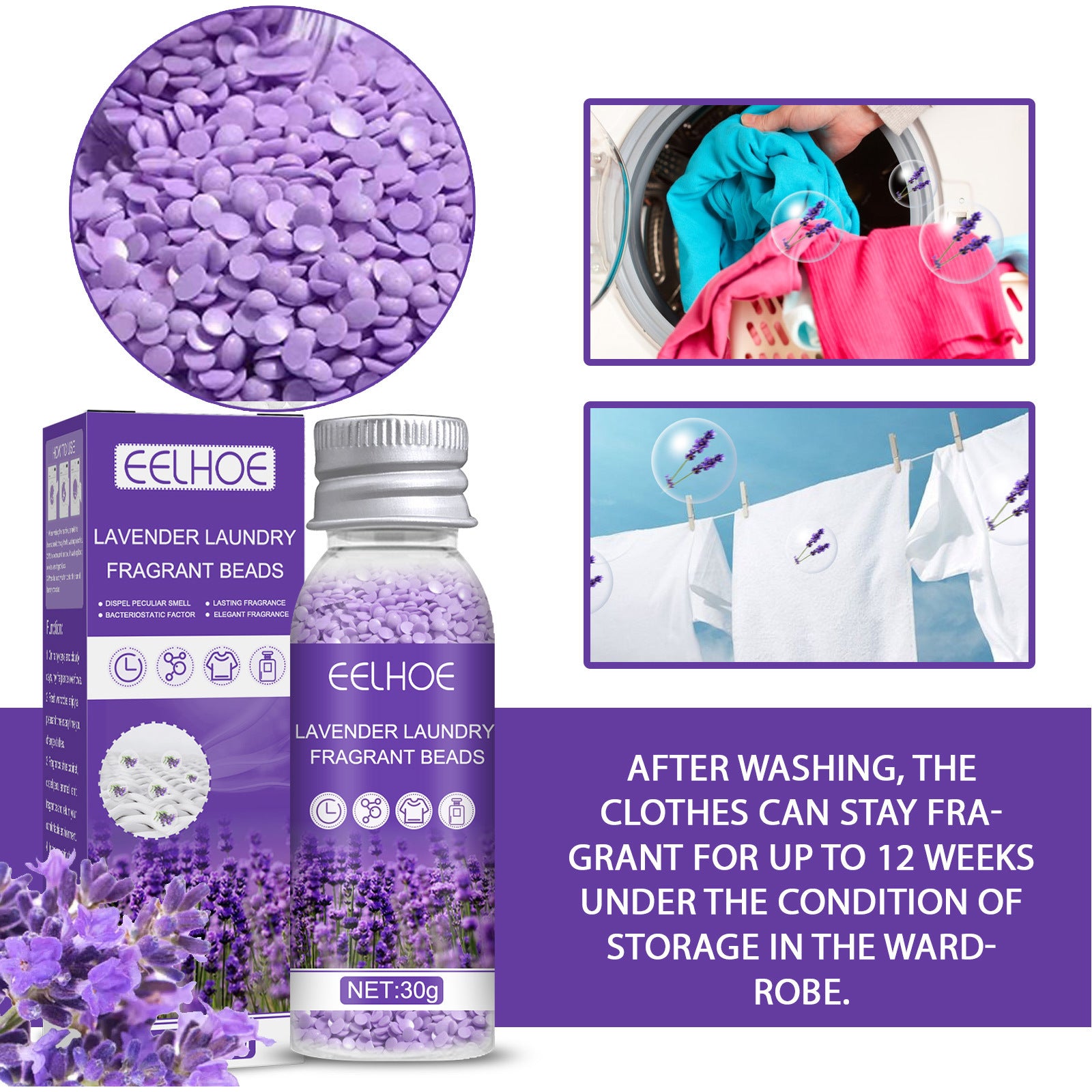 Lavender Laundry Aromatic Beads