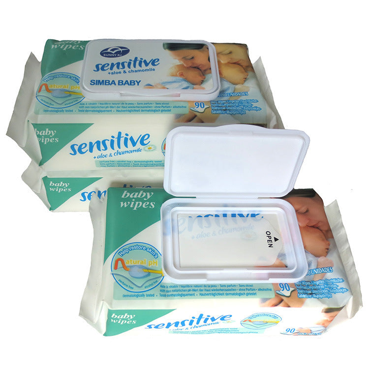 90 Pieces Of  Newborn Baby Wet Wipes
