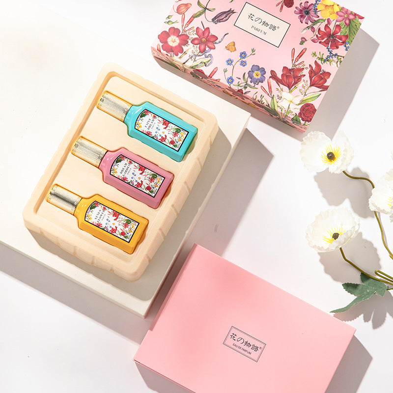 Jasmine Flower Perfume Three-piece Set