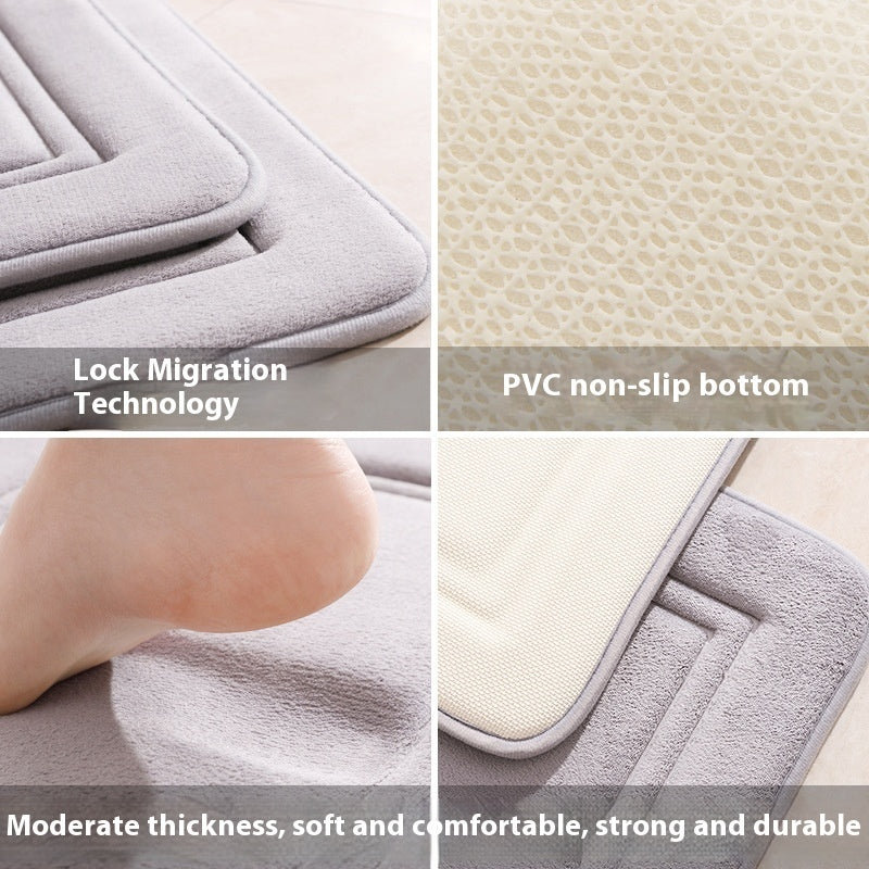 Simple Bathroom Non-slip Entrance Mat