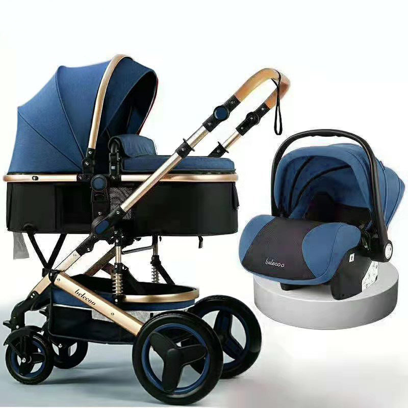 Lightweight Baby Stroller With High View