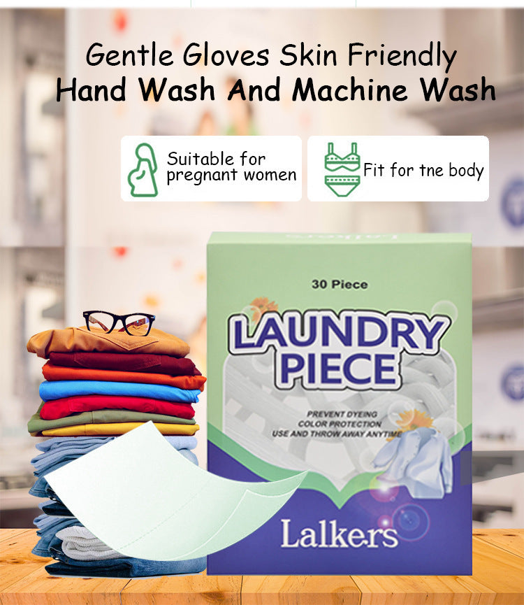 Bubble Warp Cleaning Antibacterial Laundry Sheet