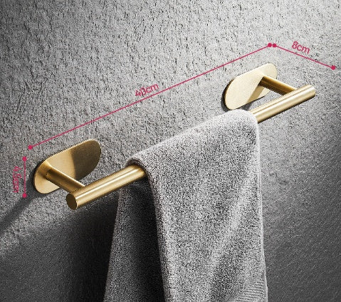 Single Bathroom Bar Towel Rack