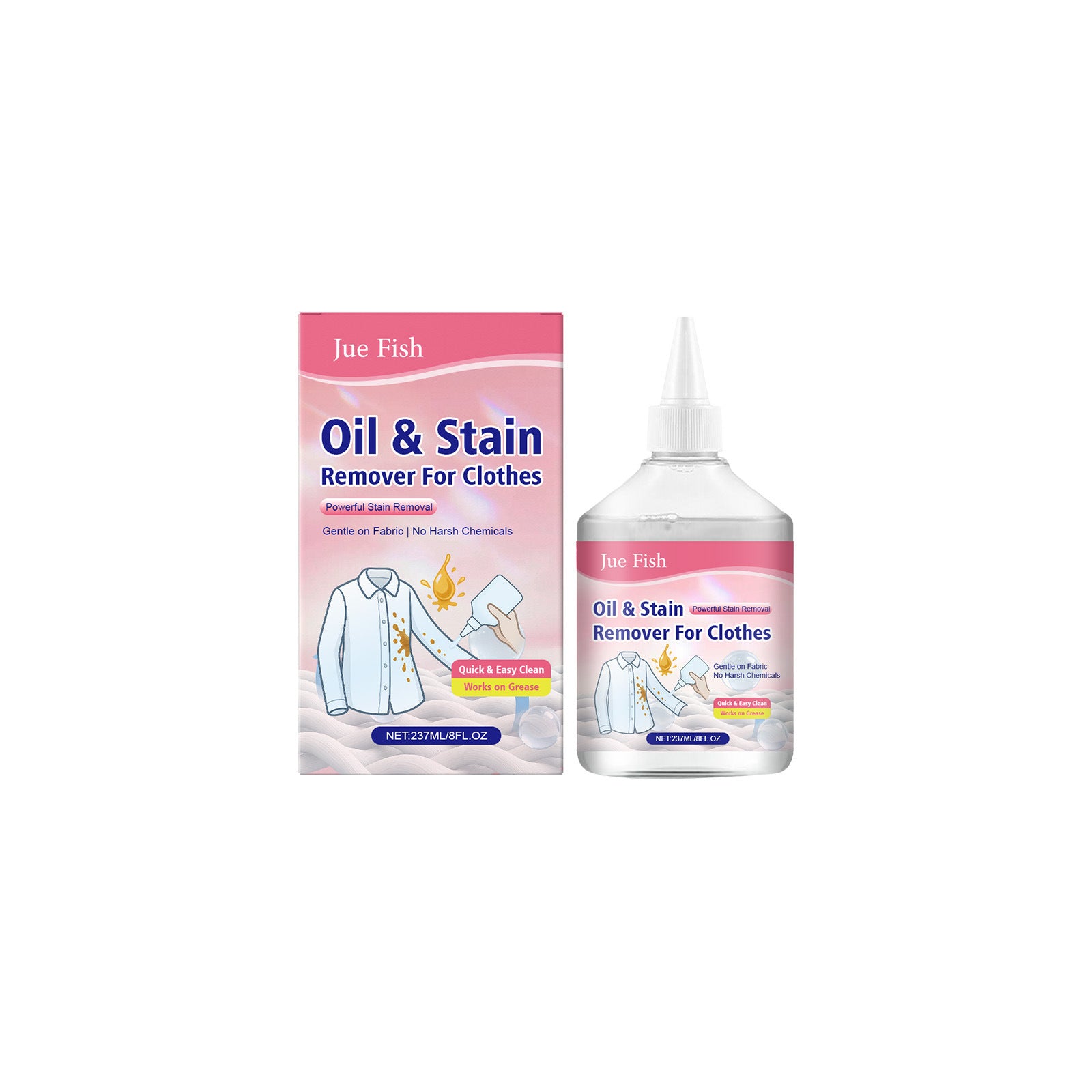Clothes Oil Stain Removal Detergent Decomposition