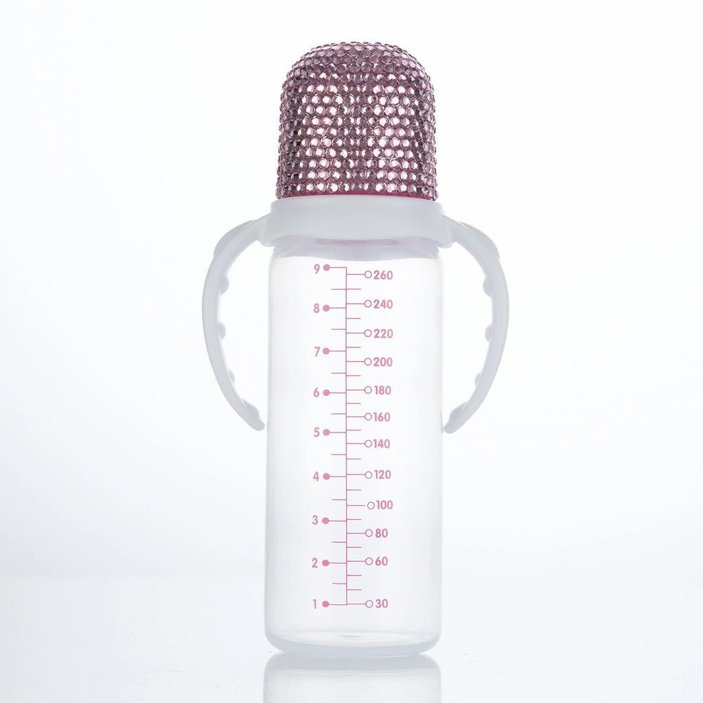 260ml Bling Blue Baby Bottle Anti-Colic Easy-to-Clean