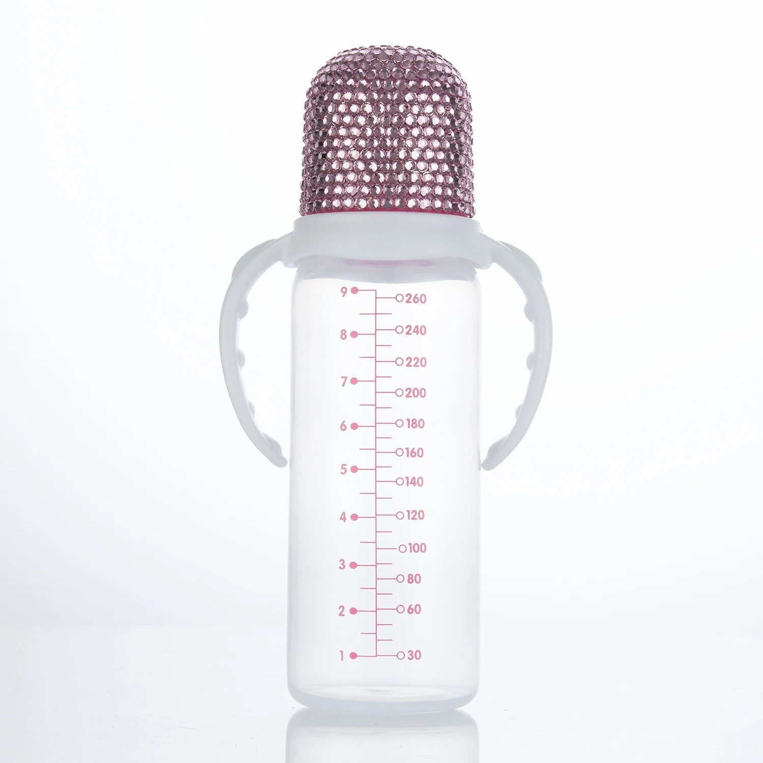 260ml Bling Blue Baby Bottle Anti-Colic Easy-to-Clean