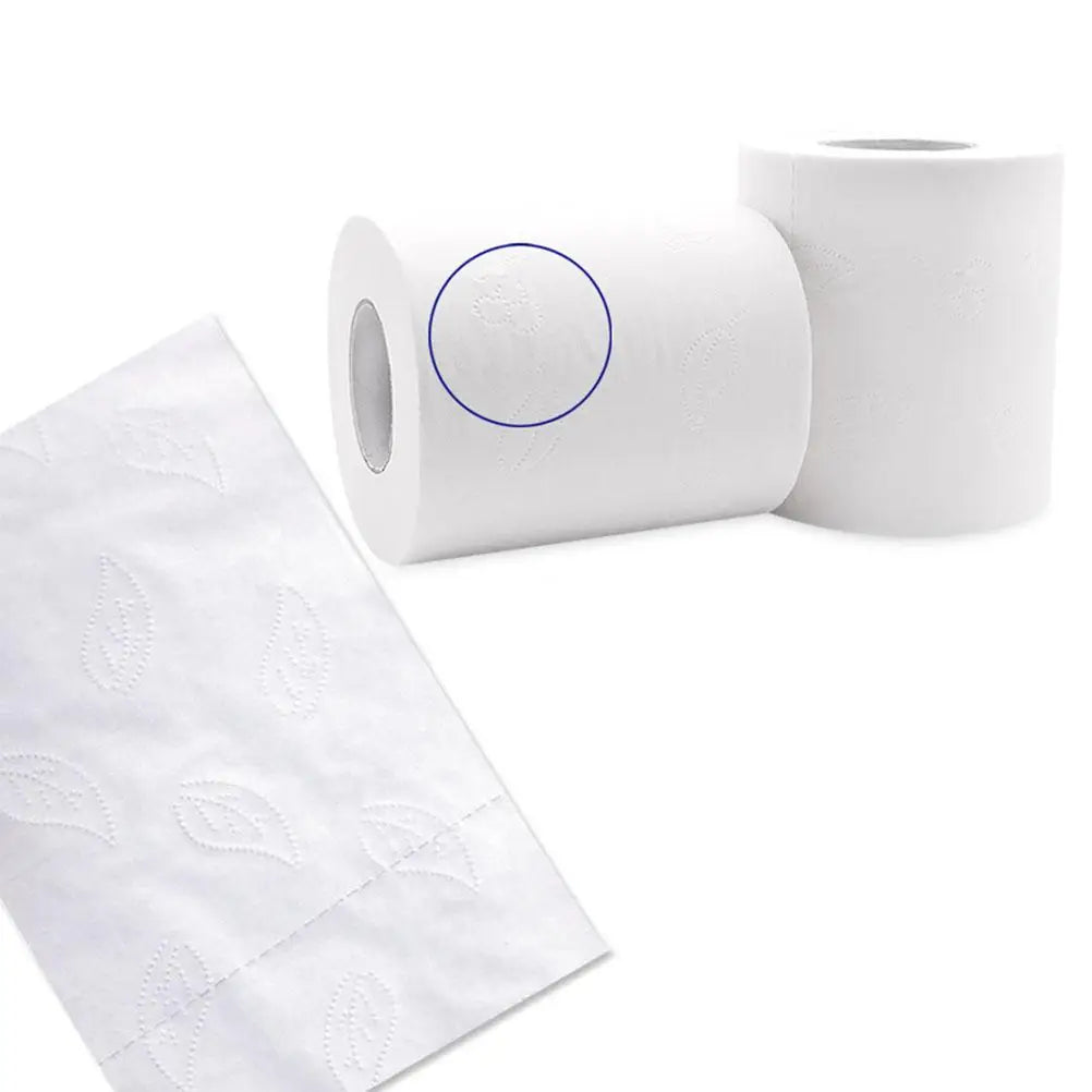 10 Rolls Toilet Paper, Soft Absorbent Environmentally Friendly Recycled Paper