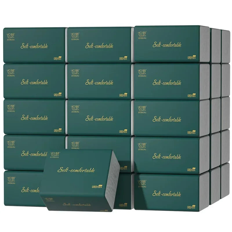 10 Boxes Household Toilet Paper , Affordable Disposable Cleaning Wipes