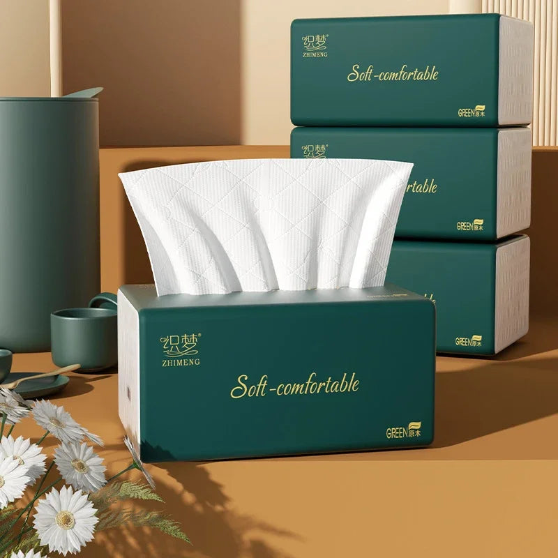 10 Boxes Household Toilet Paper , Affordable Disposable Cleaning Wipes