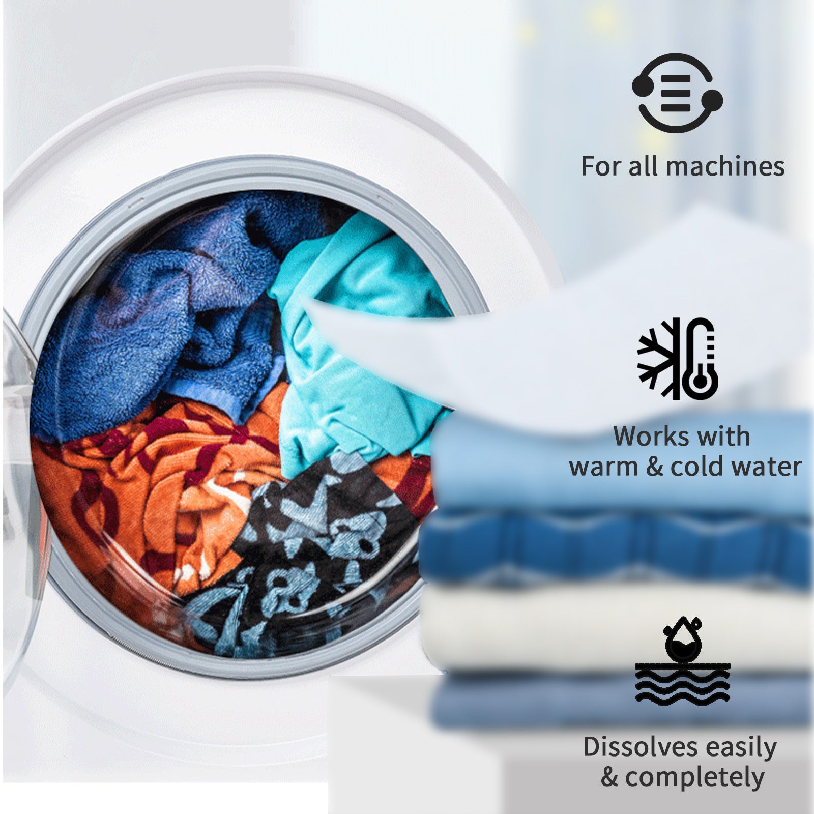 JIFFINE Laundry Tablets