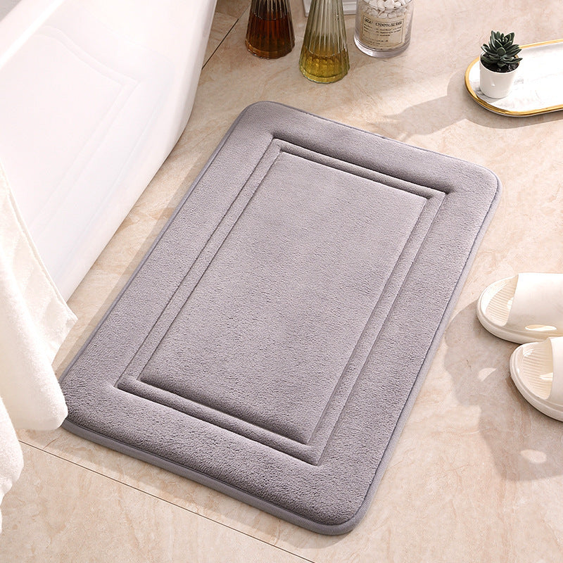 Simple Bathroom Non-slip Entrance Mat