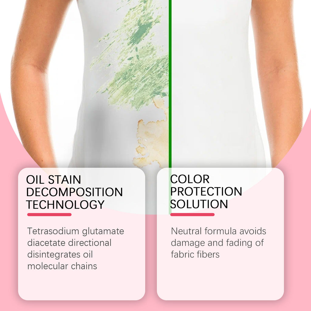 Clothes Oil Stain Removal Detergent Decomposition